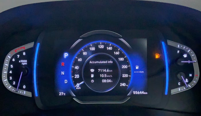 2021 Hyundai Creta SX (O) IVT 1.5 PETROL, Petrol, Automatic, 55,644 km, Odometer Image
