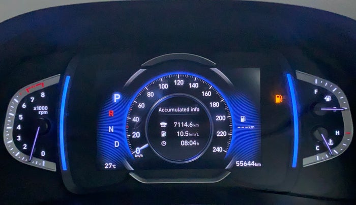 2021 Hyundai Creta SX (O) IVT 1.5 PETROL, Petrol, Automatic, 56,040 km, Odometer Image