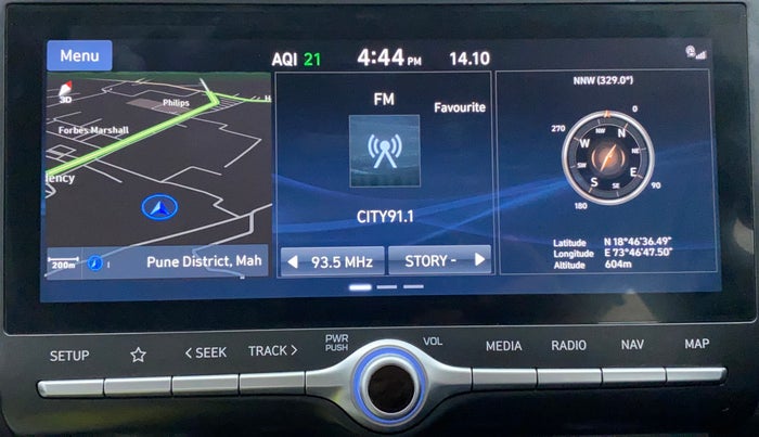 2021 Hyundai Creta SX (O) IVT 1.5 PETROL, Petrol, Automatic, 55,644 km, Infotainment System