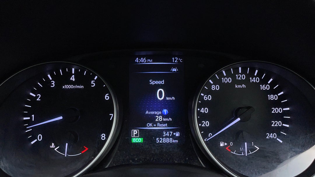 2018 Nissan Qashqai Ti, Automatic, 52888 km, Odometer View