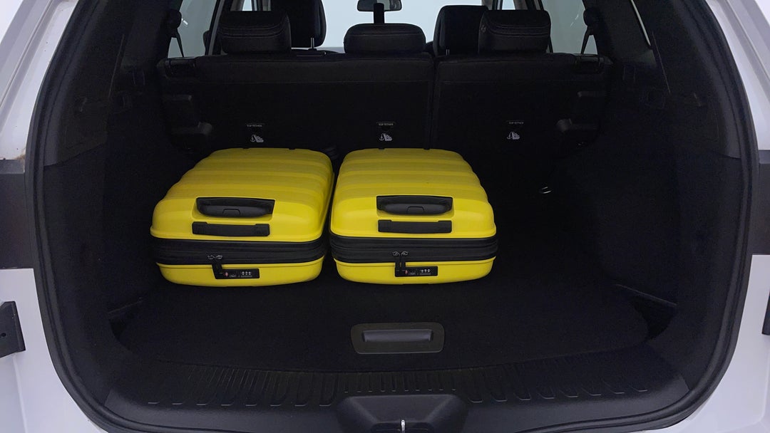 Boot Inside View with Luggage