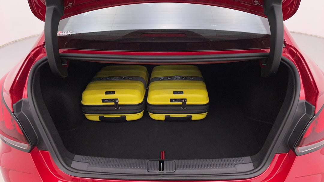 Boot Inside View with Luggage