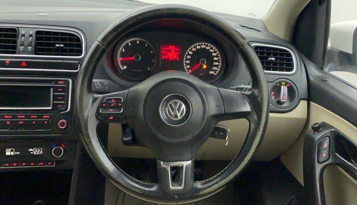 2013 Volkswagen Polo HIGHLINE1.2L, Petrol, Manual, 74,444 km, Steering Wheel Close Up