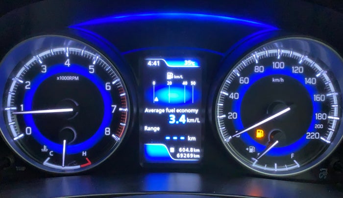 2018 Maruti Baleno RS 1.0 PETROL, Petrol, Manual, 69,269 km, Odometer Image