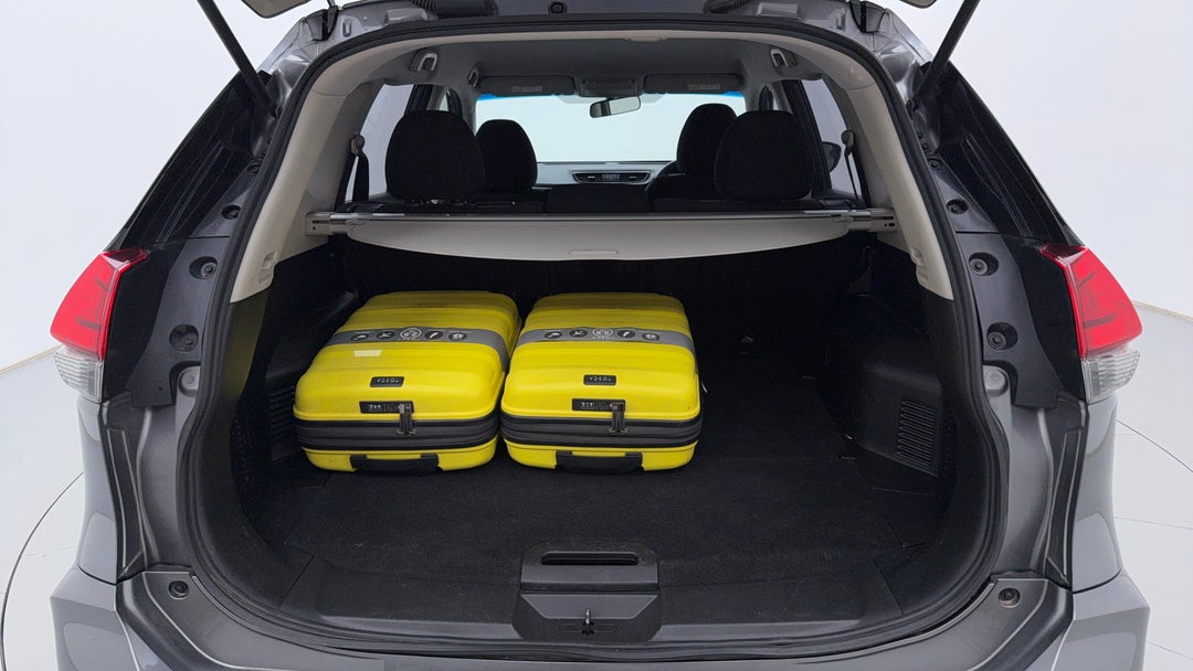 Boot Inside View with Luggage