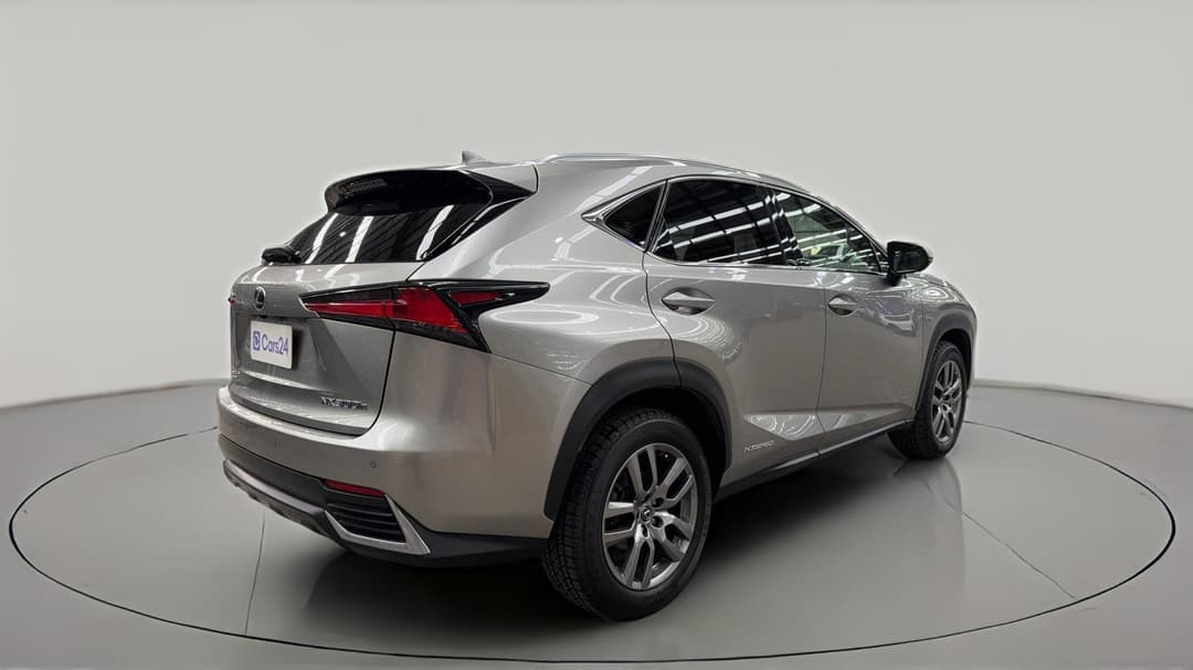 2018 Lexus Nx300h Luxury Hybrid (FWD), Automatic, 68525 km, Right Back Diagonal (45- Degree) View