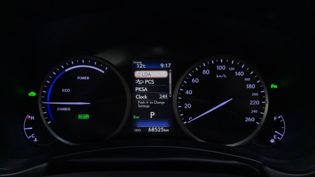 2018 Lexus Nx300h Luxury Hybrid (FWD), Automatic, 68525 km, Odometer View