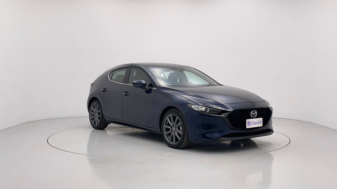 2021 Mazda 3 G20 Touring, Automatic, 58999 km, Right Front Diagonal (45- Degree) View