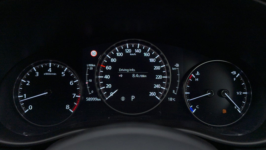 2021 Mazda 3 G20 Touring, Automatic, 58999 km, Odometer View