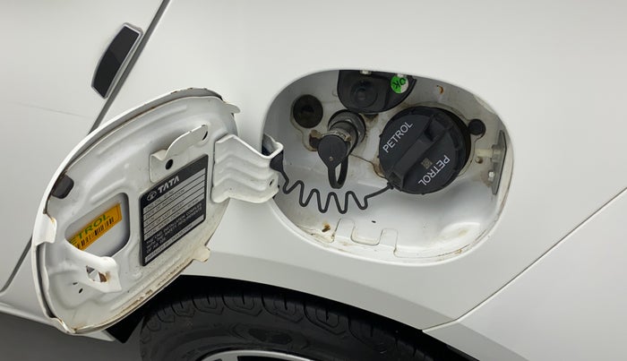2022 Tata TIGOR XZ PLUS CNG, CNG, Manual, 38,544 km, Left quarter panel - Fuel lid lock has slight discoloration