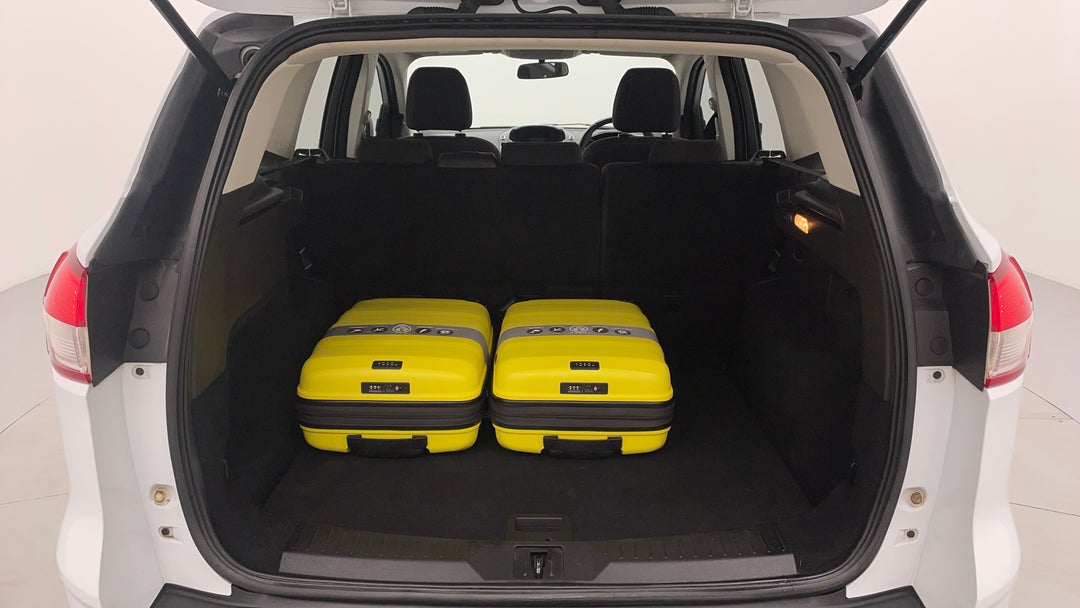 Boot Inside View with Luggage