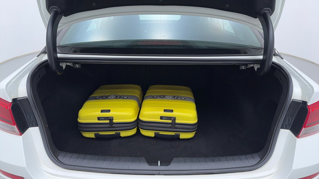 Boot Inside View with Luggage