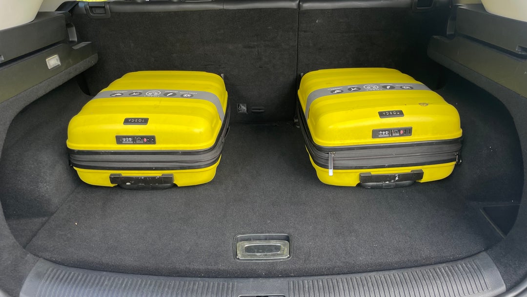 Boot Inside View with Luggage