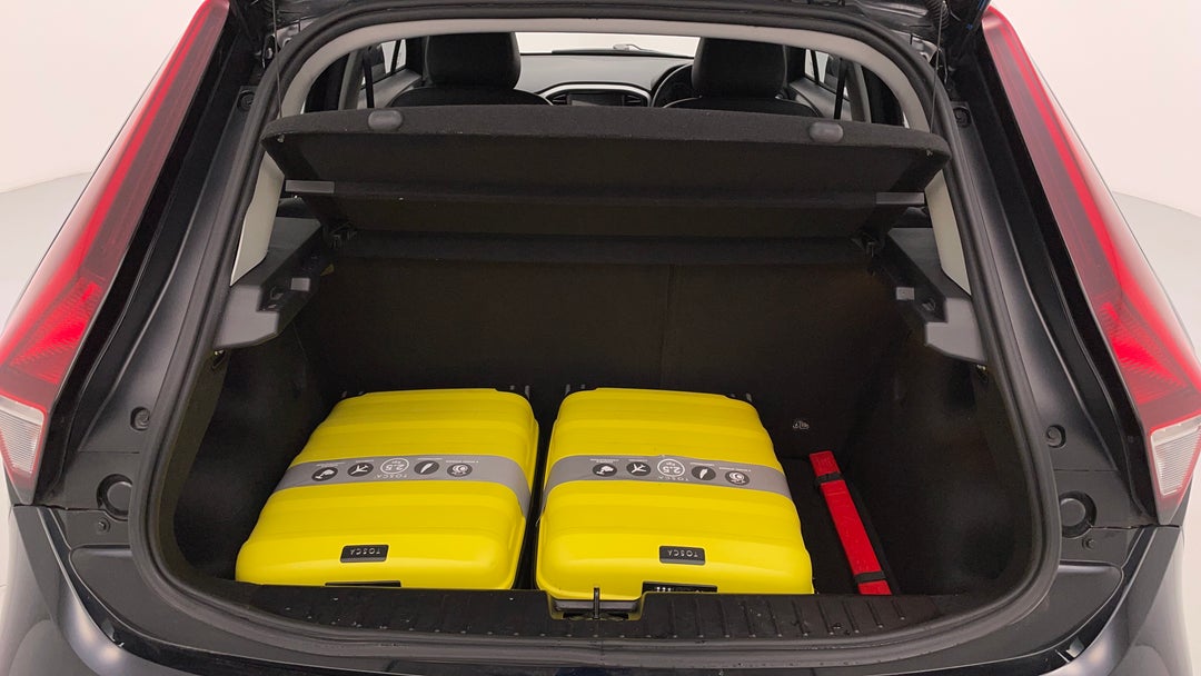 Boot Inside View with Luggage