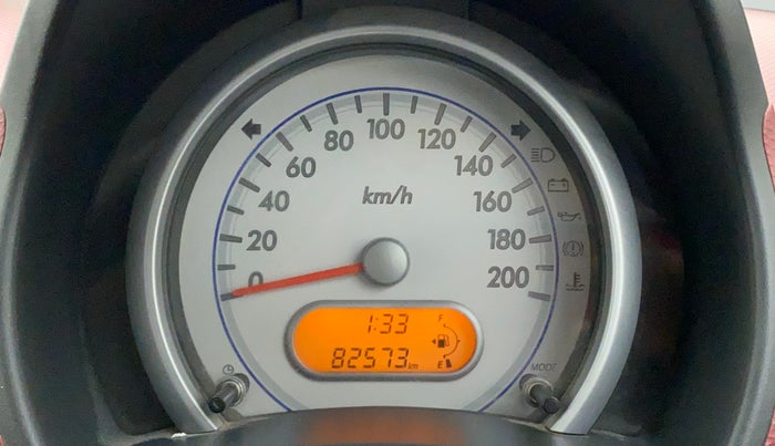 2012 Maruti Ritz VXI, Petrol, Manual, 82,558 km, Odometer Image