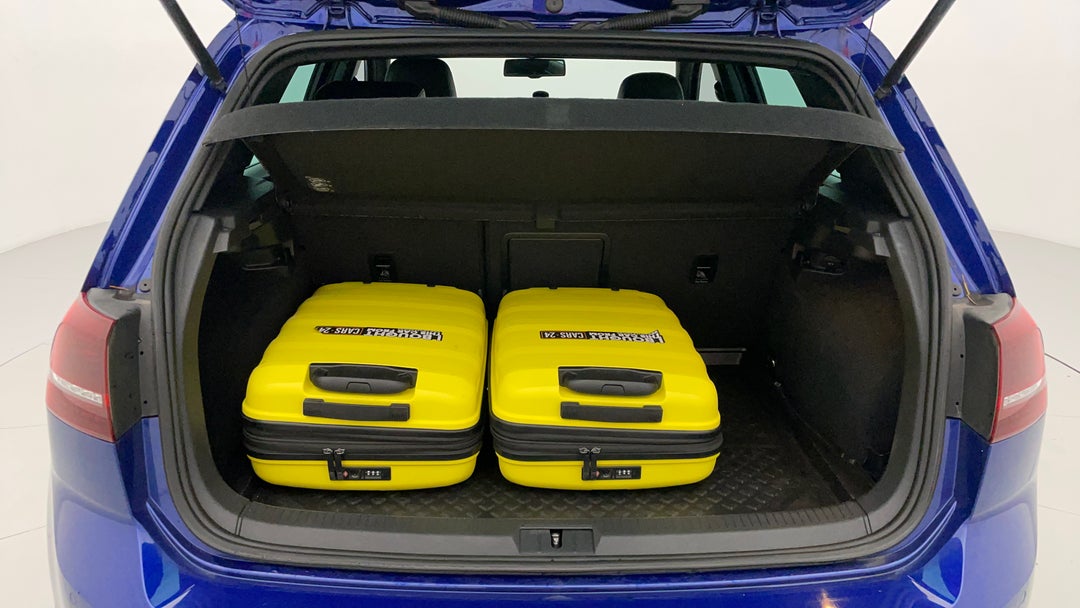 Boot Inside View with Luggage