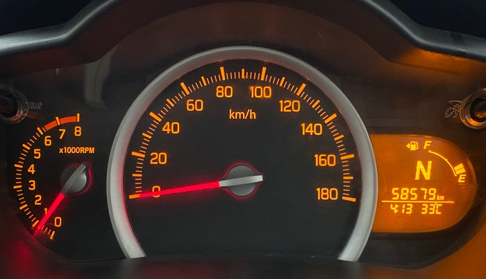 2017 Maruti Celerio ZXI AMT, Petrol, Automatic, 58,602 km, Odometer Image
