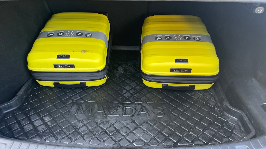 Boot Inside View with Luggage