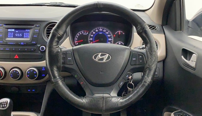 2015 Hyundai Grand i10 SPORTZ 1.2 KAPPA VTVT, Petrol, Manual, 60,925 km, Steering Wheel Close Up