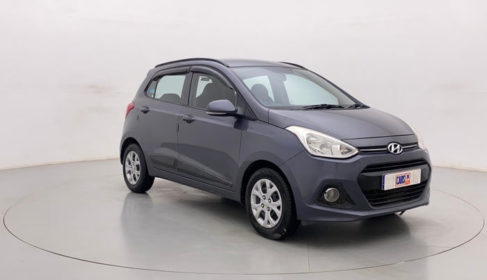 2015 Hyundai Grand i10 SPORTZ 1.2 KAPPA VTVT, Petrol, Manual, 60,925 km, Right Front Diagonal