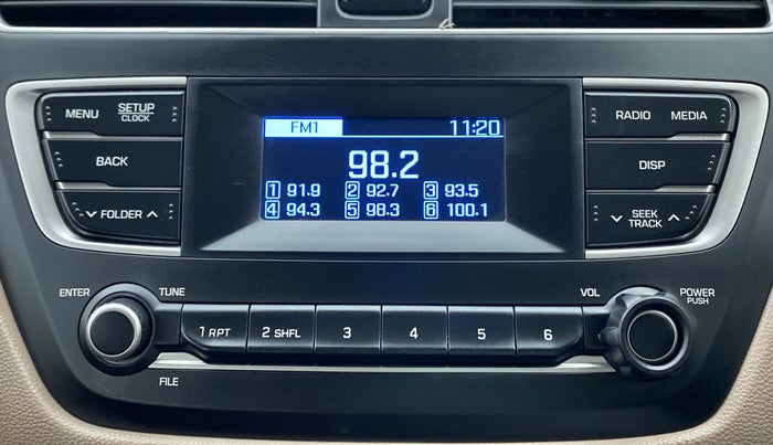 2018 Hyundai Elite i20 Magna Executive 1.2, Petrol, Manual, 24,062 km, Infotainment System