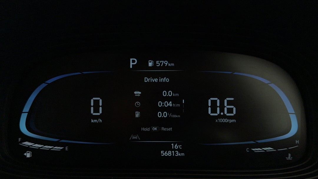 2023 Hyundai Venue Venue, Automatic, 56813 km, Odometer View