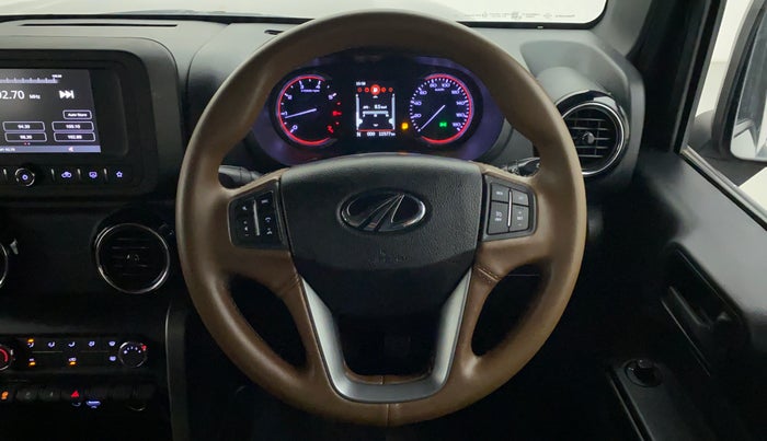 2022 Mahindra Thar LX HT PETROL 4WD MT, Petrol, Manual, 11,577 km, Steering Wheel Close Up