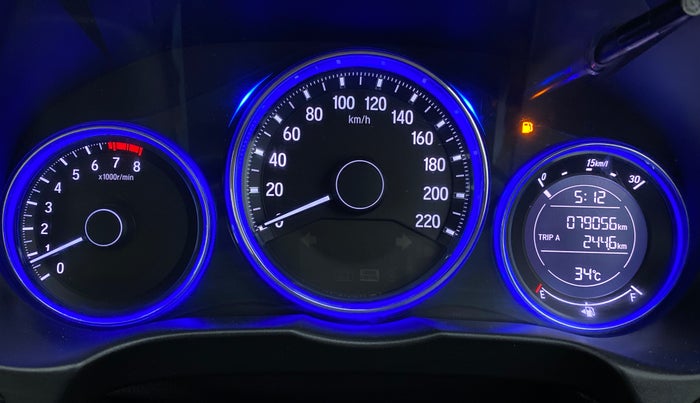 2016 Honda City V MT PETROL, Petrol, Manual, 79,088 km, Odometer Image