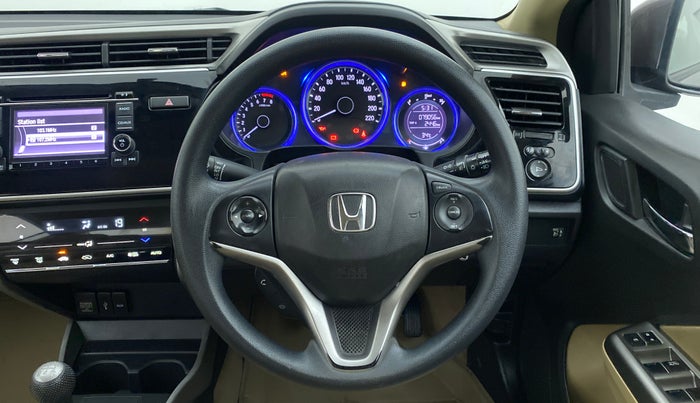 2016 Honda City V MT PETROL, Petrol, Manual, 79,088 km, Steering Wheel Close Up