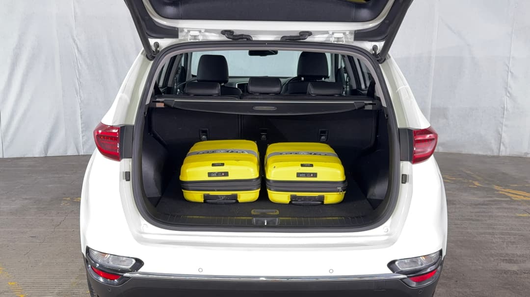 Boot Inside View with Luggage