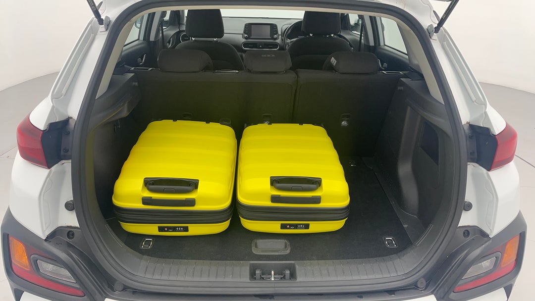 Boot Inside View with Luggage