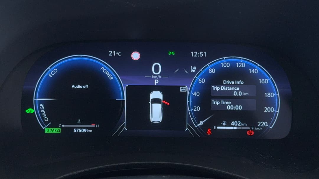 2023 Toyota Kluger Grande Hybrid AWD, Automatic, 57509 km, Odometer View