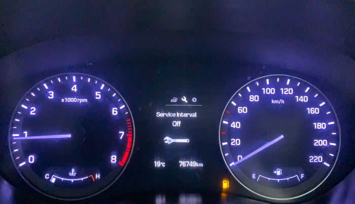 2015 Hyundai Elite i20 ASTA 1.2, Petrol, Manual, 76,748 km, Odometer Image