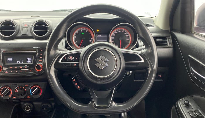 2018 Maruti Swift VXI D, Petrol, Manual, 49,743 km, Steering Wheel Close Up