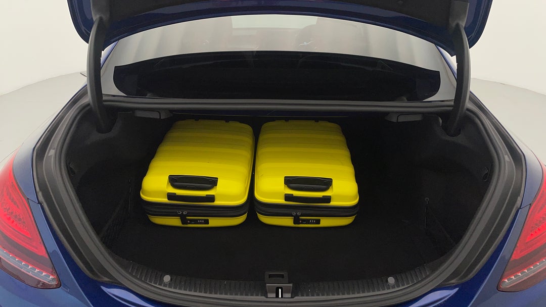 Boot Inside View with Luggage