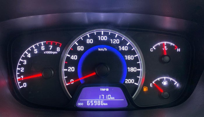 2017 Hyundai Grand i10 SPORTZ 1.2 KAPPA VTVT, Petrol, Manual, 66,163 km, Odometer Image