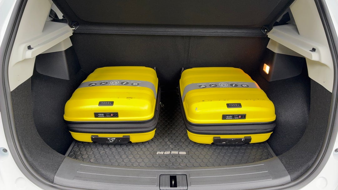 Boot Inside View with Luggage