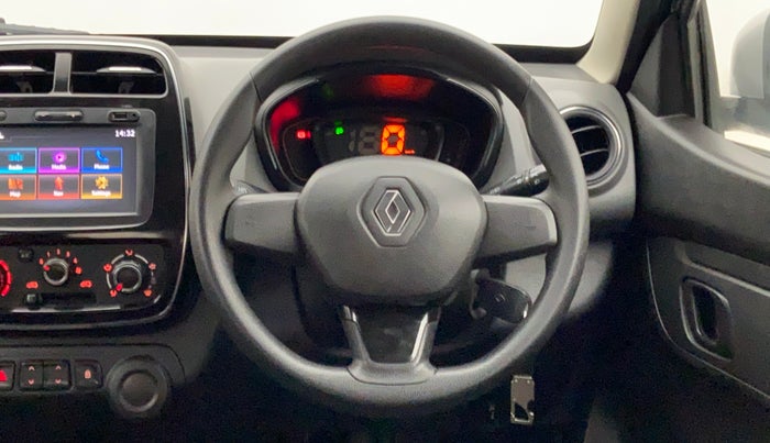 2018 Renault Kwid 1.0 RXT, Petrol, Manual, 32,928 km, Steering Wheel