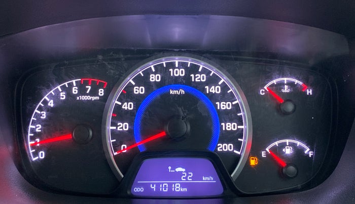 2017 Hyundai Grand i10 SPORTZ 1.2 KAPPA VTVT, Petrol, Manual, 41,018 km, Odometer Image