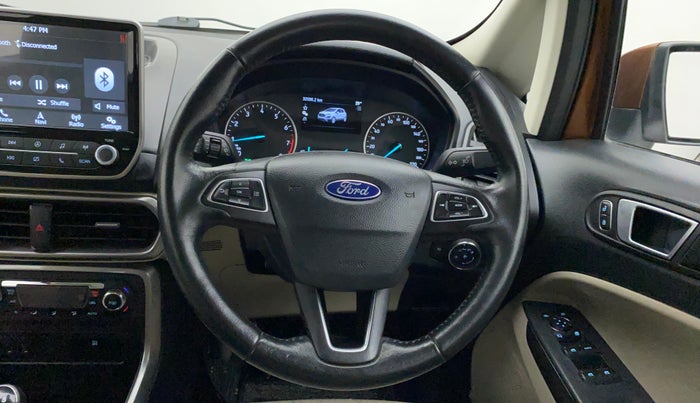 2019 Ford Ecosport TITANIUM + 1.5L PETROL, Petrol, Manual, 32,096 km, Steering Wheel Close Up