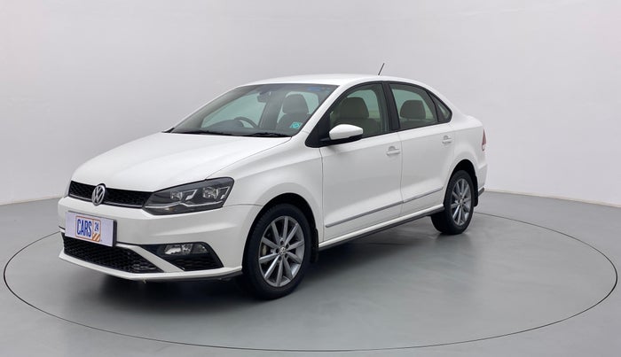 2021 Volkswagen Vento HIGHLINE PLUS 1.0 TSI AT, Petrol, Automatic, 14,335 km, Left Front Diagonal