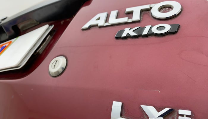 2013 Maruti Alto K10 LXI, Petrol, Manual, 43,415 km, Dicky (Boot door) - Minor scratches