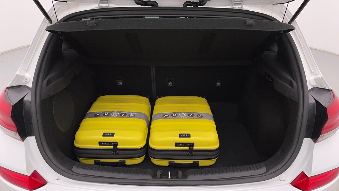 Boot Inside View with Luggage