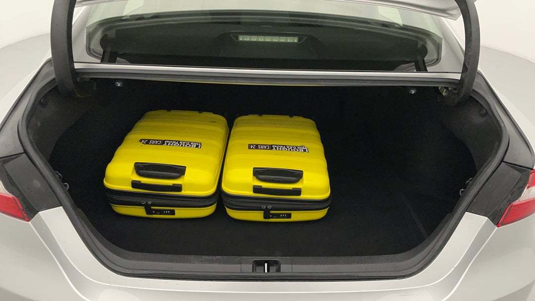 Boot Inside View with Luggage