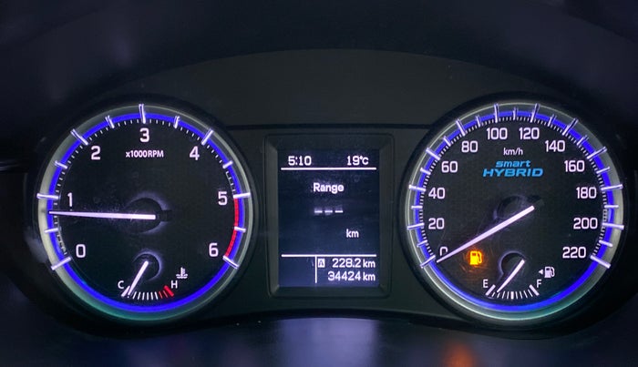 2017 Maruti S Cross ZETA SHVS, Diesel, Manual, 34,454 km, Odometer Image