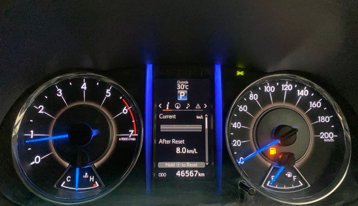 2019 Toyota Fortuner 2.7 4X2 AT, Petrol, Automatic, 46,567 km, Odometer Image