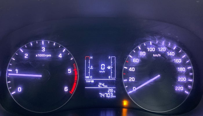 2015 Hyundai Creta 1.6 SX CRDI, Diesel, Manual, 74,767 km, Odometer Image