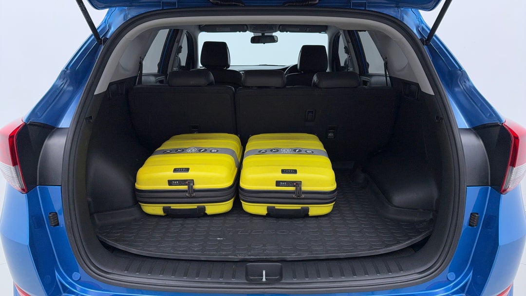 Boot Inside View with Luggage