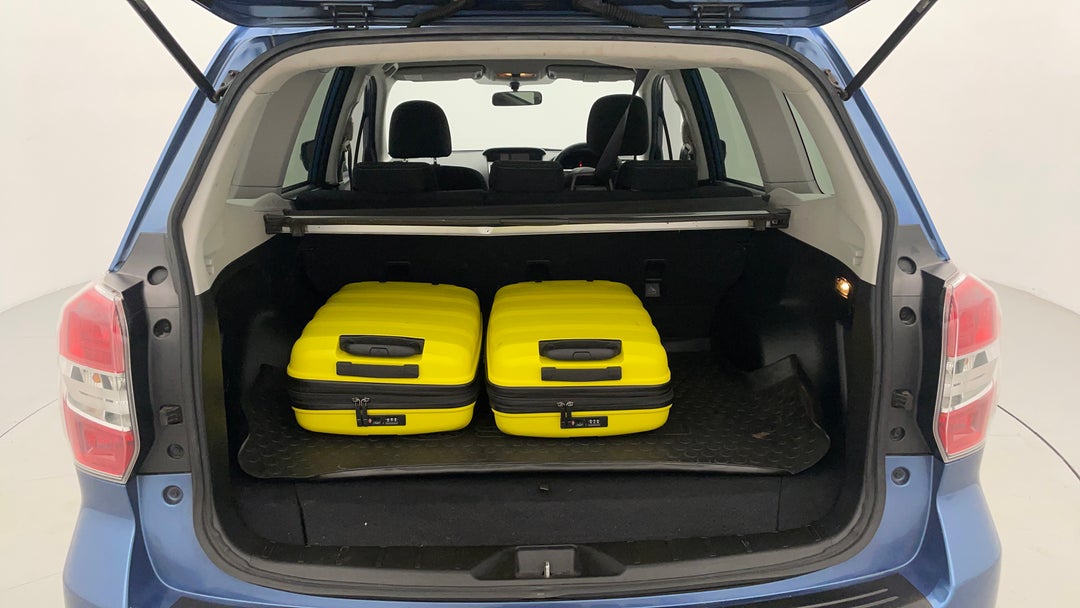 Boot Inside View with Luggage