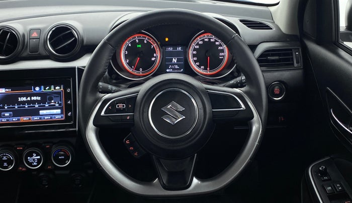 2020 Maruti Swift ZXI + AMT, Petrol, Automatic, 21,230 km, Steering Wheel Close Up